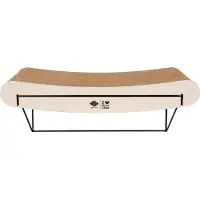 D&D Home Étagère murale « I Love Happy Cats » « David » en carton ondulé marron/beige