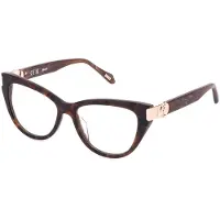 Just cavalli Lunettes de Vue VJC164 53/16/140 Top avana chiara+corno marrone lucido Acetato WOMAN VJC164