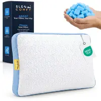 Sleep Comfy - Memory Foam Series - Oreiller - Cooling Design - 30 jours d'essai - Oreiller contre les douleurs cervicales - Oreiller en mousse à mémoire de forme - Convient aux dormeurs sur le dos,