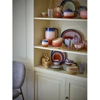 Bloomingville Ensemble de 4 tasses Saul roses