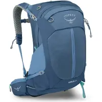 Osprey - Sac de randonnée journée - Sirrus 24 Sevres Blue en Nylon - Bleu