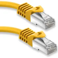 GOOD CONNECTIONS Patchkabel m. Cat.7 Rohkabel gelb 15m