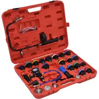 vidaXL Jeu d'outils de 28 testeurs de pression pour systèmes de refroidissement