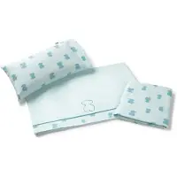Tous Hfluffy-2402 Cradle Sheet Set Bleu M Enfants