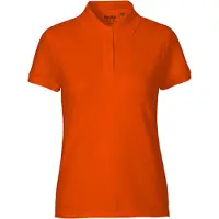Neutral Neutre O22980 | Polo Classique Femme / 100% coton équitable - Couleur : Orange - Taille : XL