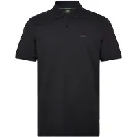 BOSS Polo en piqué de coton avec motif imprimé