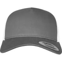 Flexfit Casquette gris foncé / blanc