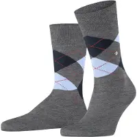 Burlington Chaussettes bleu / gris / rouge