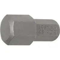 Bgs 4957 Embout à six pans creux, 30 mm court, 14 mm, 10 (3/8)