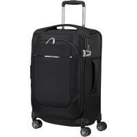 Samsonite Re-Lite Trolley mit 4 Rollen erweiterbar 55cm, Valise, Noir