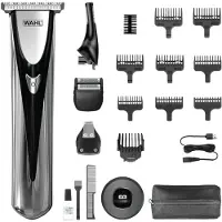 Wahl Elite Groom Noir, Argent Lithium-Ion (Li-Ion)