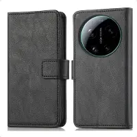 IMoshion Étui de télephone portefeuille de luxe pour Xiaomi 17 Ultra - Noir