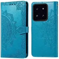 IMoshion Etui de télephone Mandala Xiaomi 14T Pro - Turquoise