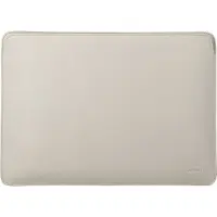 Accezz Pochette ordinateur cuir 16 pouces - Beige
