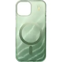 IDEAL OF SWEDEN Coque Clear MagSafe pour Apple iPhone 16e / 15 / 14 / 13 - Sage Green