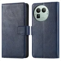 IMoshion Étui de télephone portefeuille de luxe Realme GT 8 Pro - Bleu foncé