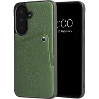 Selencia Coque Riva avec porte-cartes Samsung Galaxy A37 (5G) - Sage Green