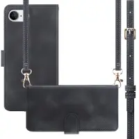 IMoshion Etui de télephone portefeuille avec cordon Apple iPhone 17e / 16e - Noir