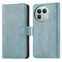 IMoshion Étui de télephone portefeuille de luxe Realme GT 8 Pro - Bleu clair