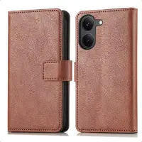 IMoshion Étui de télephone portefeuille de luxe pour Xiaomi Poco X8 Pro - Marron