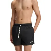 HUGO Shorts de bain 'Haiti' noir / blanc