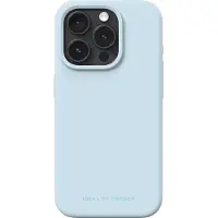 IDEAL OF SWEDEN Coque en silicone avec MagSafe pour Apple iPhone 15 Pro - Light Blue