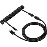 Sharkoon SKILLER SGK50, Noir, 1.85 m, 1 pièce, Câblé, Bobiné, USB Type-A, USB Type-C, 365 g