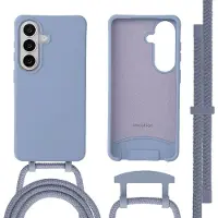 IMoshion Coque arrière Color avec cordon amovible et MagSafe Samsung Galaxy S26 - Ash Blue
