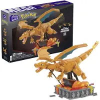 Mega Construx Charizard +1600 Blocks Moving Construction Game Orange Enfants