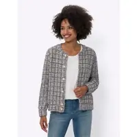 HEINE Cardigan bleu foncé / noisette