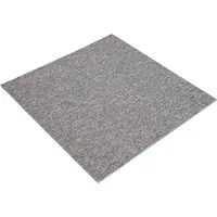 vidaXL Dalle de moquette marron 50 x 50 cm, 36 pièces, PP et bitume