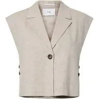 Y.A.S Gilet de costume 'YASUsuma' sable