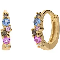 Lucardi Boucles d'oreilles 'Statement' or