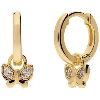 Lucardi Boucles d'oreilles 'Statement' or / transparent