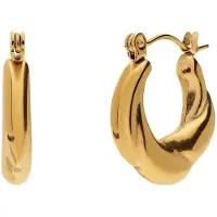 Lucardi Boucles d'oreilles 'Statement' or