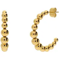Lucardi Boucles d'oreilles 'Statement' or