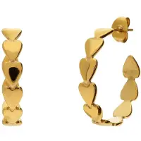 Lucardi Boucles d'oreilles 'Statement' or