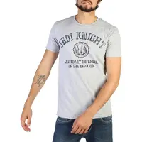 Star Wars T-Shirt Manches courtes Disney de - Jedi Knight Collegiate - M - XXL - pour Homme - gris chiné - Taille XXL