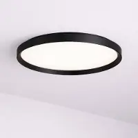 Lyora Lumière de plafond élégante Prisma noir Ø 35cm