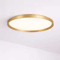 Lyora Lumière de plafond élégante Prisma or Ø 35cm