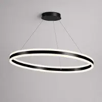 Lyora Lampe pendante de conception Ada Ø 100cm noir