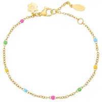 Hey Happiness Bracelet 'Color Pop' azur / or / vert / rose clair