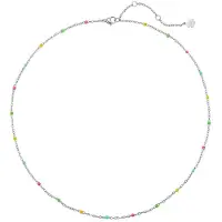 Hey Happiness Chaîne 'Color Line' argent