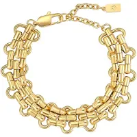 Hey Happiness Bracelet 'Interlocking' or