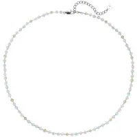 Hey Happiness Chaîne 'Pastel Glow' bleu / or / rose pastel / argent