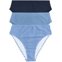 The Set Bas de bikini bleu / bleu marine / blanc