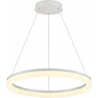 Lyora Lampe suspendue élégante Ara Ø 60 cm de blanc
