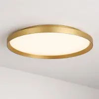 Lyora Lumière de plafond élégante Prisma or Ø 45cm