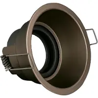 Lyora Projecteur encastré Vela 3 Bronze IP65