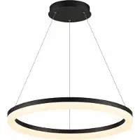 Lyora Lampe suspendue élégante Ara Ø 60 cm noirs
